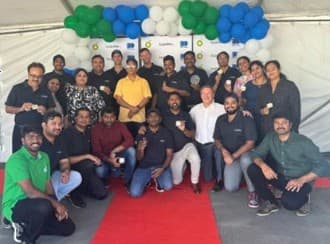 BOSS team at the opening of BP Brackenridge, the Group’s first EV site, April 2024