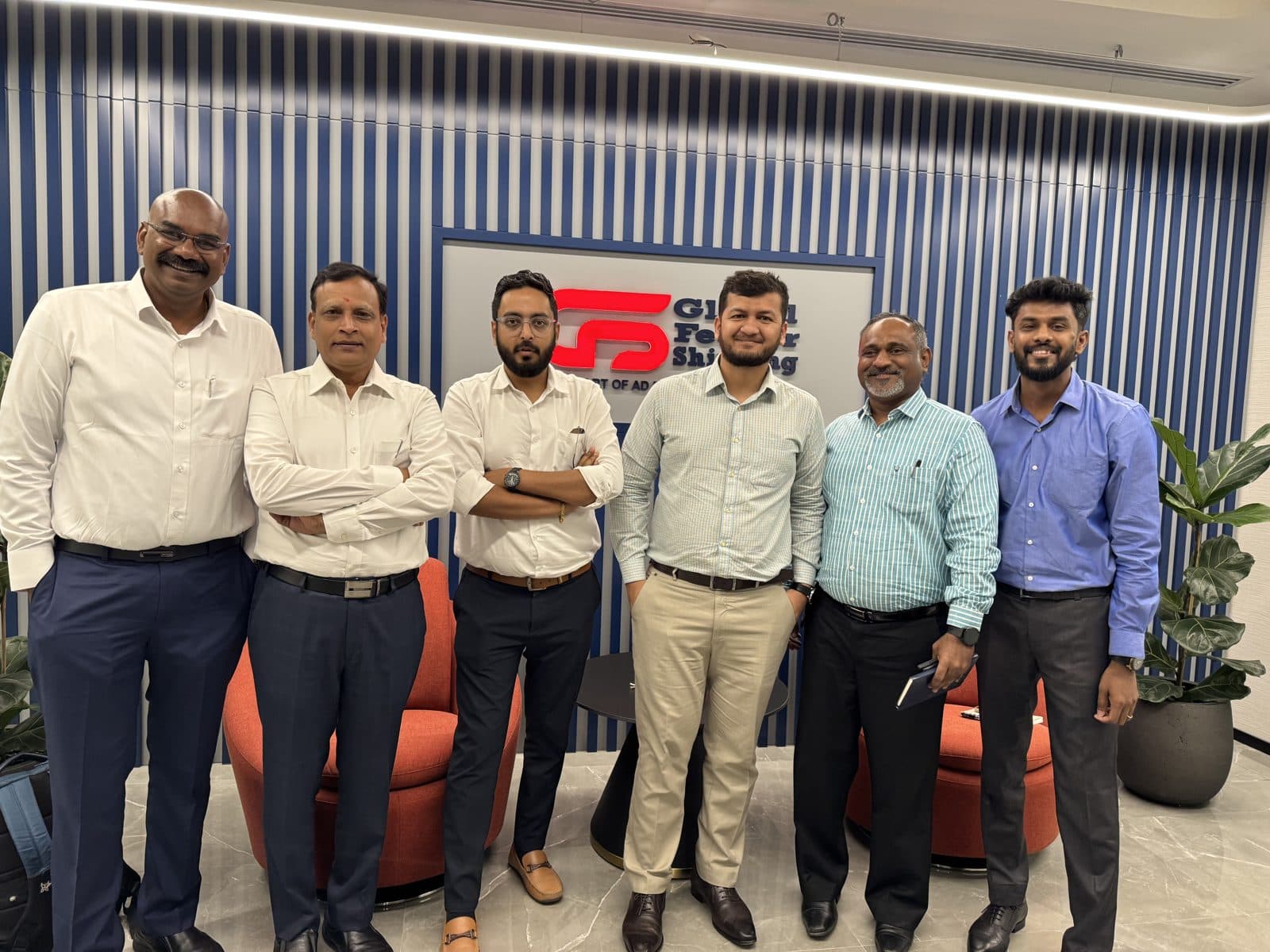 BOSS Container Line leadership meeting a shipping and logistics partner