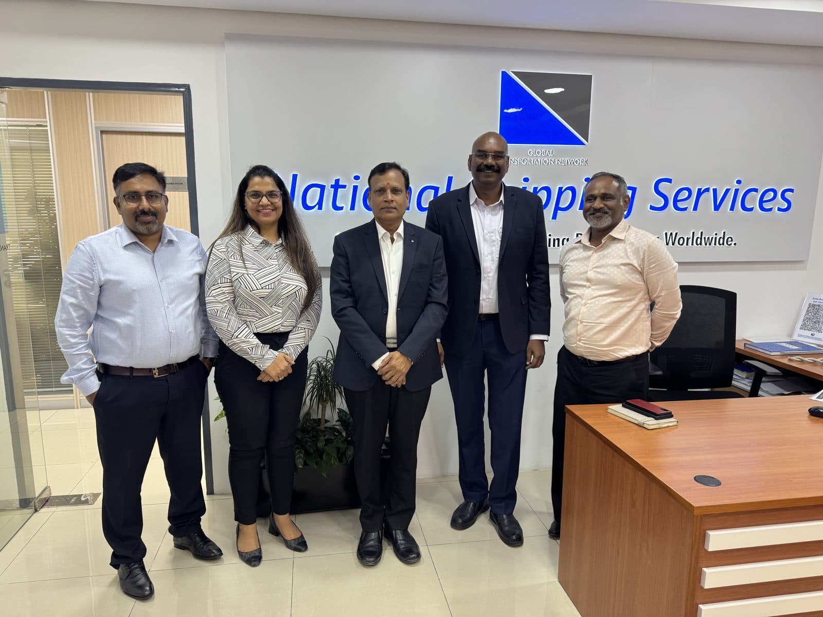 BOSS Container Line leadership meeting a shipping and logistics partner