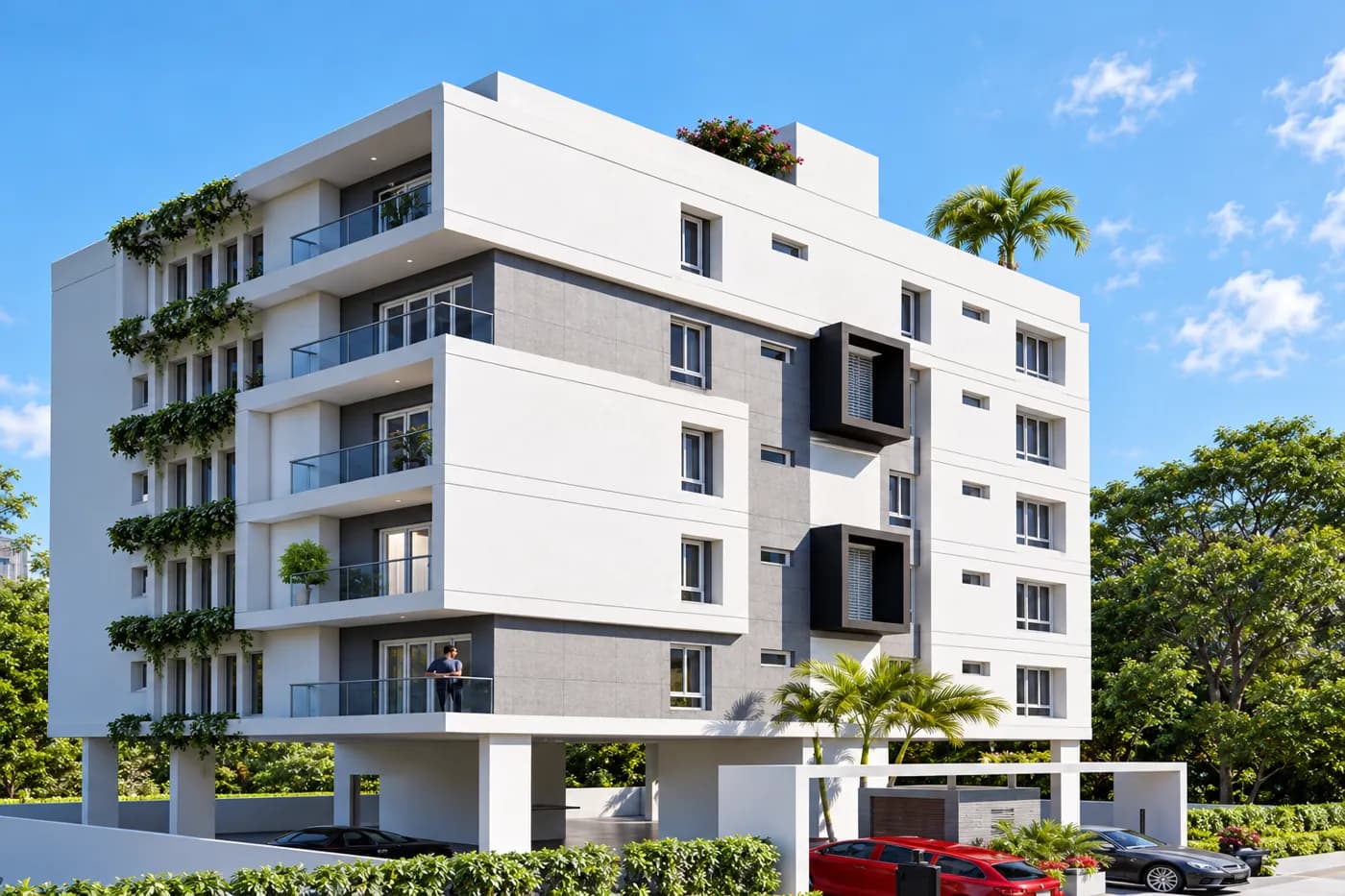 Tulasi Lilac, a residential apartment building