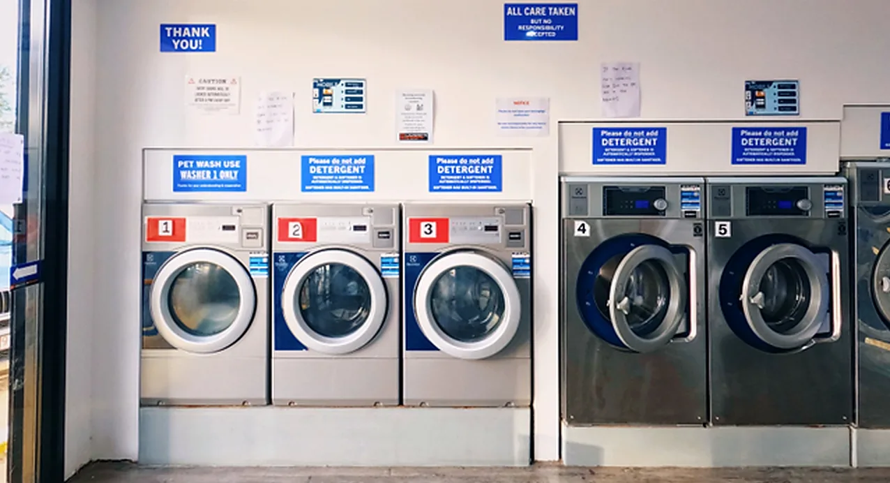 Large-capacity washers at Laundrette @ Redbank