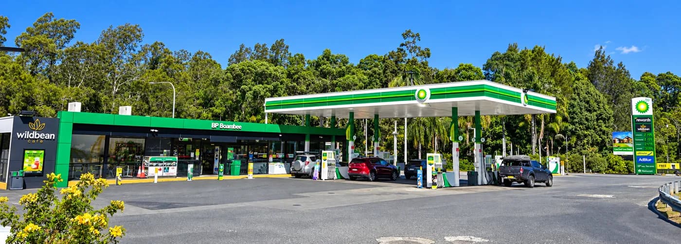 BP Boambee forecourt panorama