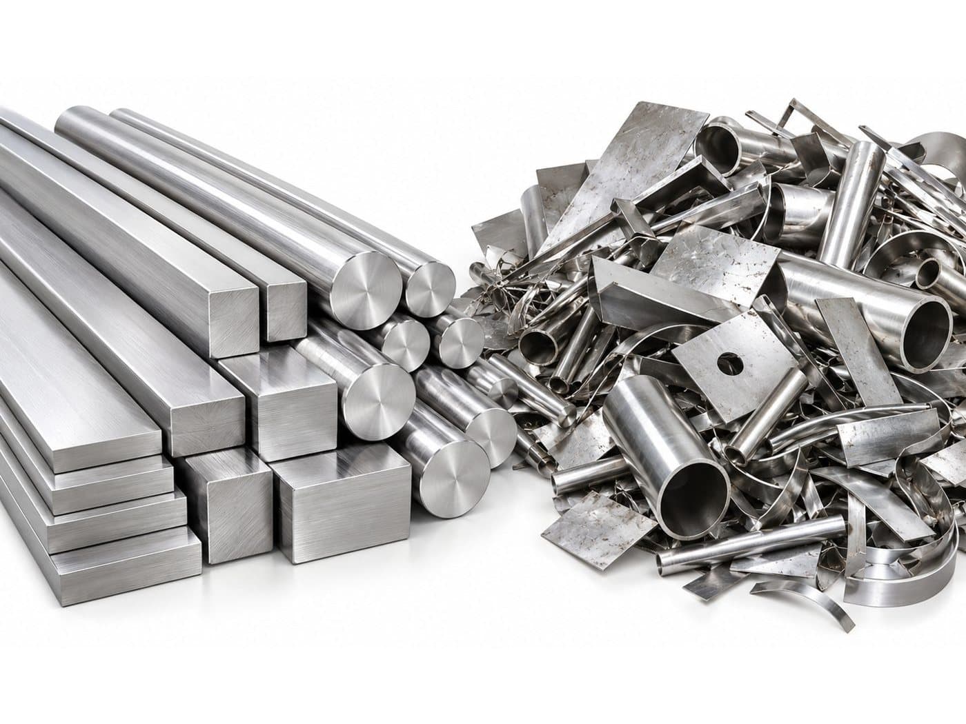 Stainless steel stock and scrap
